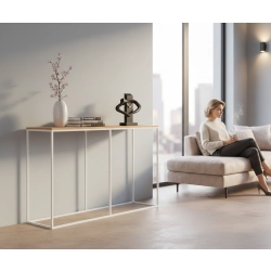 KONSOLA - REGAŁA Z DREWNA LITEGO DĄB OLCHA JESION SKD-386